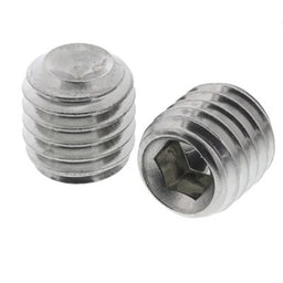 M20 x 2.5mm Flat Set Screw Stainless Steel 18-8