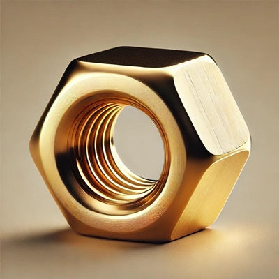 Hex Nut Solid Brass